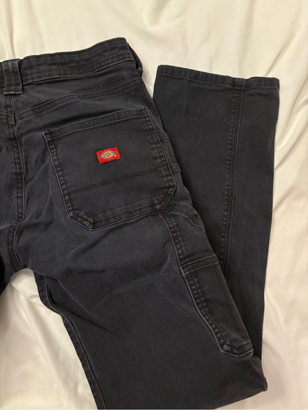 Dickies Carpenter Jeans in a Black/Grey Wash
